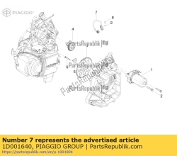 Aprilia 1D001640, Startmotor kabelboom, OEM: Aprilia 1D001640