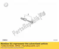 71602303686, BMW, set sloten met sleutelcode - t-c22l + int-k bmw  1000 1100 1984 1985 1986 1987 1988 1989 1990 1991 1992 1993 1994 1995 1996, Nieuw