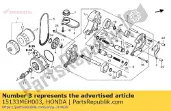 Tutaj możesz zamówić uszczelka pompy oleju od Honda , z numerem części 15133MEH003: