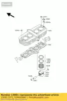 130011572, Kawasaki, zuigermotor, std zr750-f1 kawasaki zr 750 1999 2001 2003, Nieuw