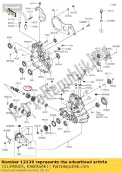 Aqui você pode pedir o 01 shifter, 2wd / 4wd em Kawasaki , com o número da peça 131390005: