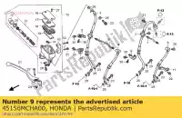 45156MCHA00, Honda, quedarse, manguera fr brk honda vtx  c1 c vtx1800c vtx1800c1 1800 , Nuevo