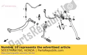 honda 50537MAW760 ressort, béquille latérale sous - La partie au fond