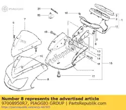 Tutaj możesz zamówić przedni luk od Piaggio Group , z numerem części 97008950R7: