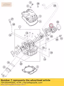 ktm 76436044000 bota de borracha - Lado inferior