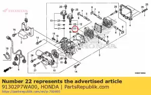 honda 91302P7WA00 o-ring 9.6x1.9 - Il fondo