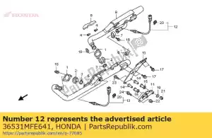 Honda 36531MFE641 sensore, rr. ossigeno - Il fondo