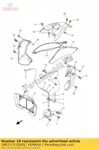 yamaha 18P217210000 deksel, zijkant 2 - Onderkant