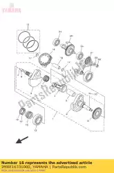 Ici, vous pouvez commander le axe, piston auprès de Yamaha , avec le numéro de pièce 2MBE16331000: