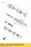 5PH171411000, Yamaha, gear, 4th pinion yamaha wr 250 2001 2002 2003 2004 2005 2006, New