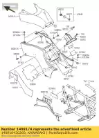 140910430260, Kawasaki, deksel, luchtfilter, a.red kawasaki kvf650 4x4 650 , Nieuw