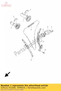 yamaha 5TA121701000 nokkenas 1 - Onderkant