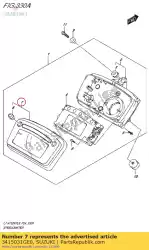 Ici, vous pouvez commander le assy majuscule auprès de Suzuki , avec le numéro de pièce 3415031GE0: