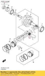 suzuki 12211094030A0 pen, krukas - Onderkant