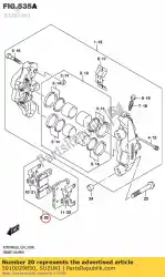 pad & shim set van Suzuki, met onderdeel nummer 5910029850, bestel je hier online: