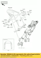 350040340660, Kawasaki, guardabarros delantero, m.s.negro kawasaki kle versys e f klz b 1000 650 abs , Nuevo