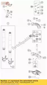 ktm 6031200700033S zacisk amortyzatora skr?tu - Dół