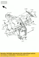 921530815, Kawasaki, bullone, presa, 10x285.5 kawasaki zx6rr ninja n zx10r e  zx 6r 6rr 10r 600 1000 , Nuovo