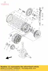 Ici, vous pouvez commander le ressort, compression 2561633310 auprès de Yamaha , avec le numéro de pièce 905012314200: