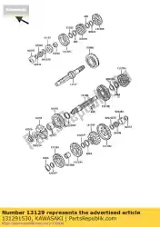 Here you can order the gear,input 2nd,19t zx900-a1 from Kawasaki, with part number 131291530: