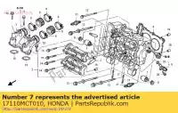 17110MCT010, Honda, pipe comp, inlet honda fjs silver wing d a swt fjs600a fjs600d 600 , Nuovo