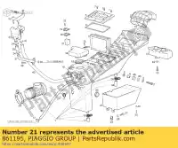 861195, Piaggio Group, Filtre à air derbi mulhacen e 659 2 3, Nouveau