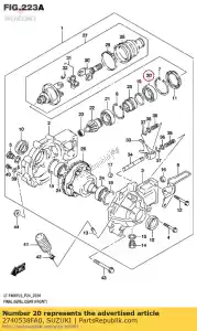 suzuki 2740538FA0 lager - Onderkant