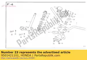 honda 9501421101 soporte a1, asa superior del tubo - Lado inferior