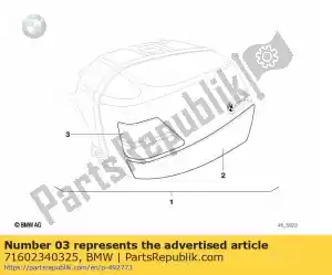 bmw 71602340325 bescherming tegen stoten links - Onderkant