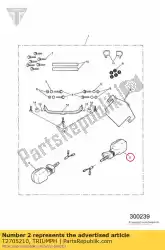 Here you can order the indicator assembly from Triumph, with part number T2705210: