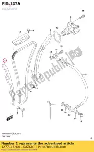 suzuki 1277115H01 guida, catena a camme n. 1 - Il fondo