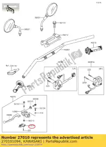 kawasaki 270101094 interrupteur, embrayage zx1100-a1 - La partie au fond