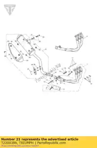 triumph T2200386 t?umik przykr?cany w komplecie - Dół