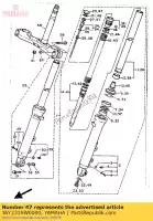 36Y2319W0000, Yamaha, Boné yamaha fj 1100 1200 1985 1986 1987 1988 1990, Novo