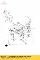 4KB829101000, Yamaha, lever holder assy (left) yamaha yfm warrior yfmfw wolverine x yfmx 350 44, New