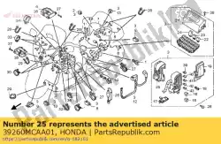 Here you can order the filter, noise from Honda, with part number 39260MCAA01: