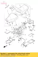 2PP247100000, Yamaha, assy siège unique yamaha mt tracer abs 900 09, Nouveau