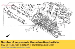 honda 16211MERD00 isolante, carburatore - Il fondo