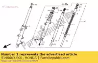 51400KYJ901, Honda, tenedor, delantero honda cbr  r ra cbr250r cbr250ra 250 , Nuevo