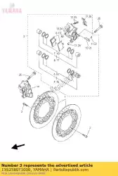 Here you can order the caliper assy (left) from Yamaha, with part number 13S2580T1000: