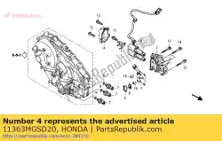 Aqui você pode pedir o tampa, solenóide linear em Honda , com o número da peça 11363MGSD20: