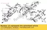 77110MGE003, Honda, slot, stoel honda vfr  f crosstourer x dtc fd xd dct vfr1200fa vfr1200fda vfr1200f vfr1200fd 1200 , Nieuw