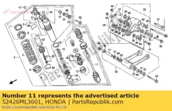 Qui puoi ordinare canna comp. Da Honda , con numero parte 52426ML3601: