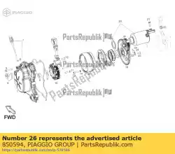 Qui puoi ordinare guarnizione da Piaggio Group , con numero parte 850594: