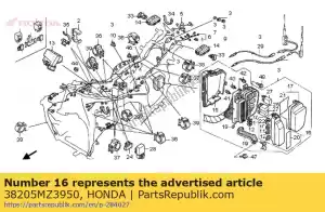 Honda 38205MZ3950 couvercle assy., boîte à fusibles - La partie au fond