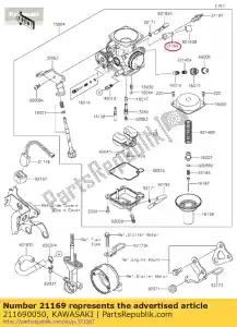 Kawasaki 211690050 terminal - Bottom side