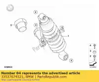 33537674521, BMW, vite isa - m5 bmw  1200 2003 2004, Nuovo