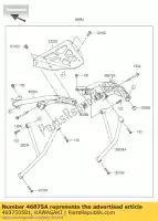 460750581, Kawasaki, grip, rh kawasaki er6f  f er6n e er 6f abs 6n 650 , Novo