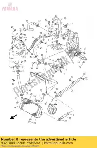 yamaha 932100412200 o-ring  (256) - Bottom side