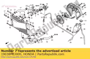 honda 19038MEJ000 cuello, relleno - Lado inferior